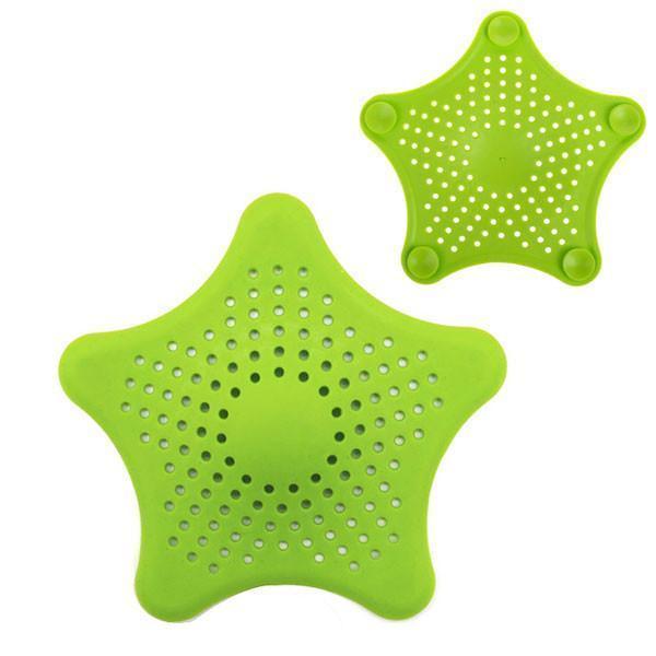 Dekoratives & funktionales Seestern Abflusssieb, der Haarfänger für Dusche, Badewanne & Spüle.