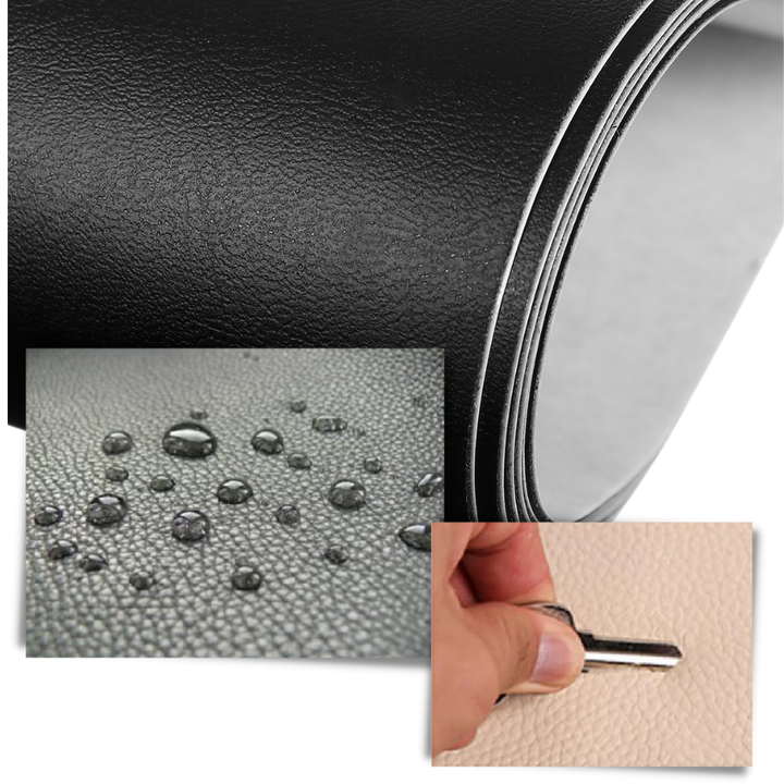 Einfacher DIY Lederreparaturflicken, selbstklebend für Sofa, Auto & Kleidung.