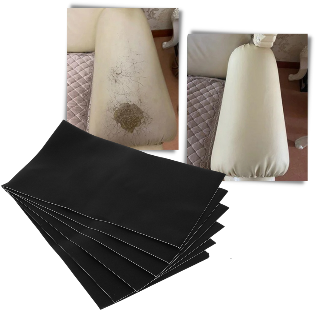 Vielseitiger selbstklebender Reparaturflicken für Kunstleder, ideal für Sitze & Kleidung.