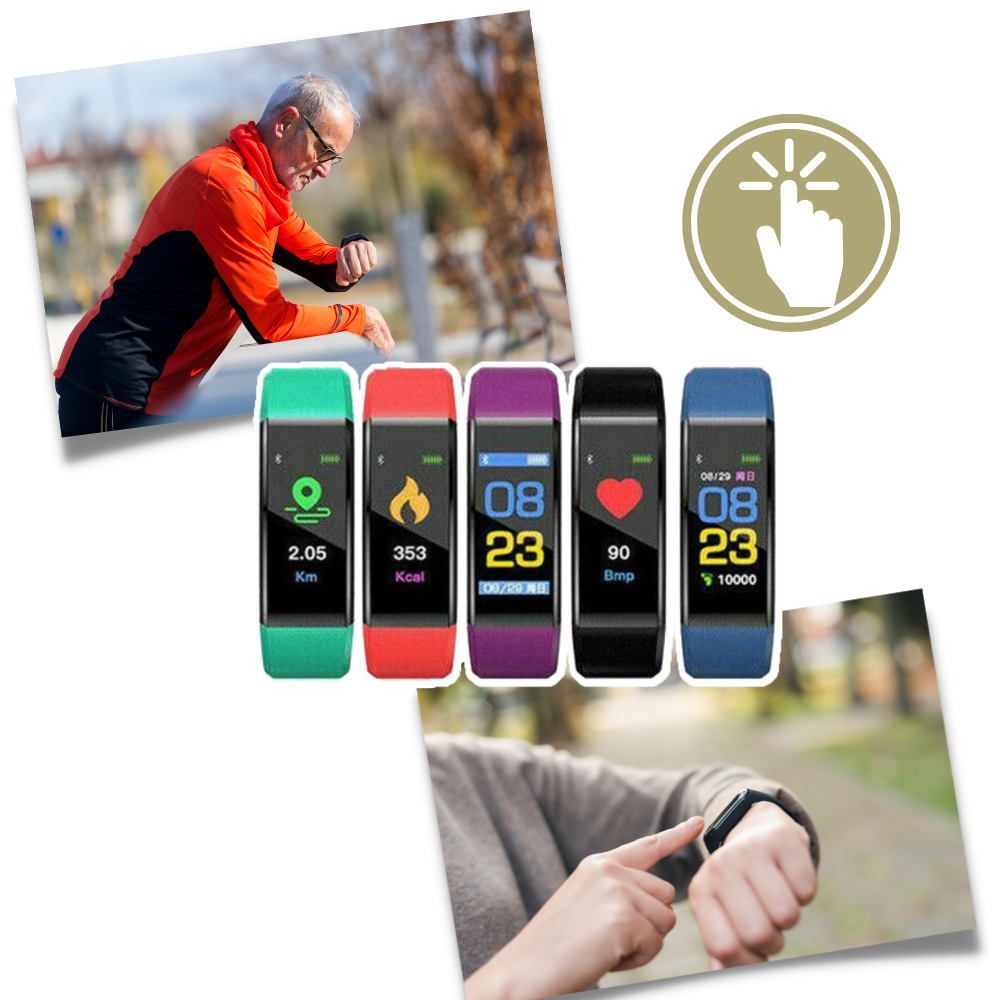 Smartwatch für Senioren: Aktivitätstracker, präziser Schrittzähler & Schlafüberwachung für Ihr Wohlbefinden.