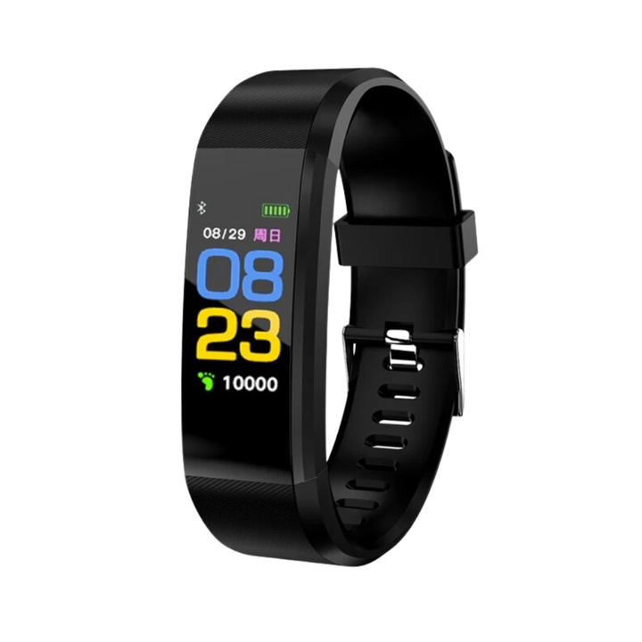 Elegante Senioren Smartwatch, komfortables Armband. Misst Herzfrequenz und Blutdruck.