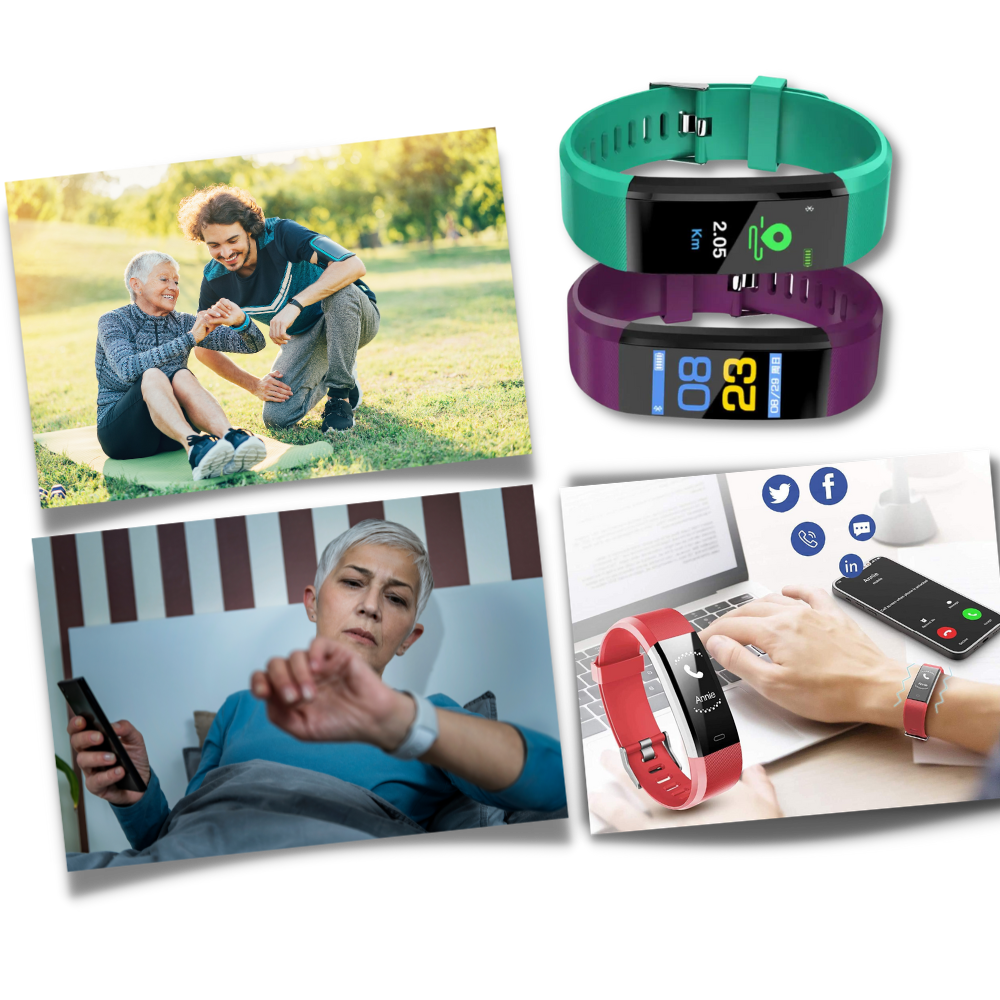 Intelligente Senioren Smartwatch: Gesundheitsfunktionen, Herzfrequenz & Blutdrucküberwachung, einfache Bedienung.