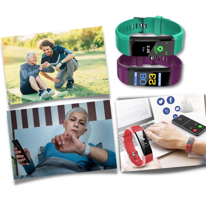 Intelligente Senioren Smartwatch: Gesundheitsfunktionen, Herzfrequenz & Blutdrucküberwachung, einfache Bedienung.