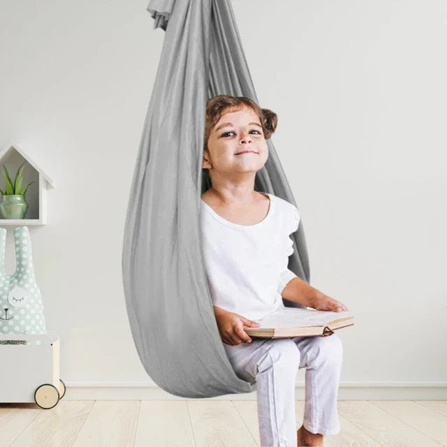 Sensorische Therapieschaukel für Kinder. Beruhigt & entspannt bei ADHS/Autismus. Ideal für Kinderzimmer & Kindergarten.