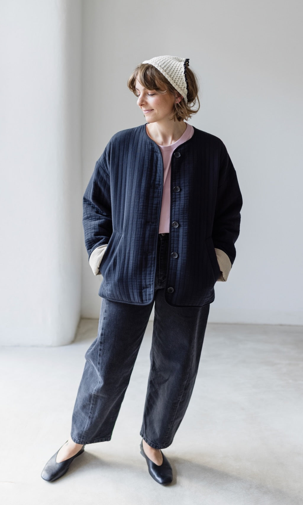 Modische Oversized Damen Steppjacke, perfekt als leichte Übergangsjacke für Freizeitlooks.