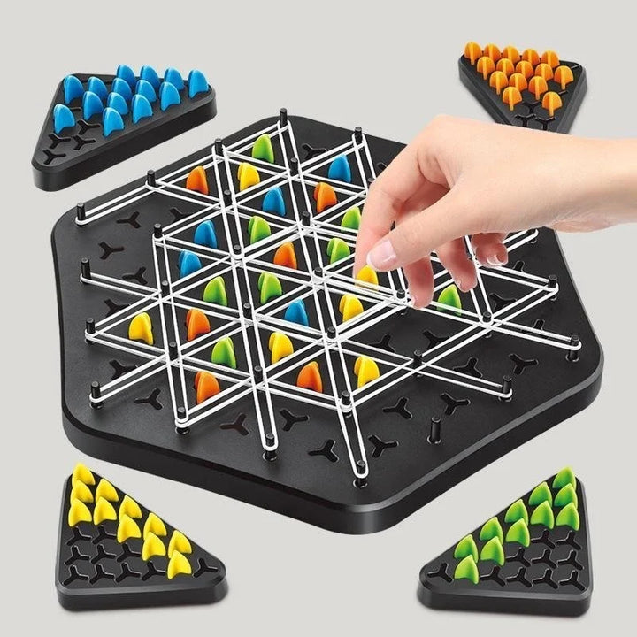Unisex Gummiband-Denkspiel fördert Logik & Kreativität. Ideal für Gehirntraining & Geometrie-Puzzlespiel.