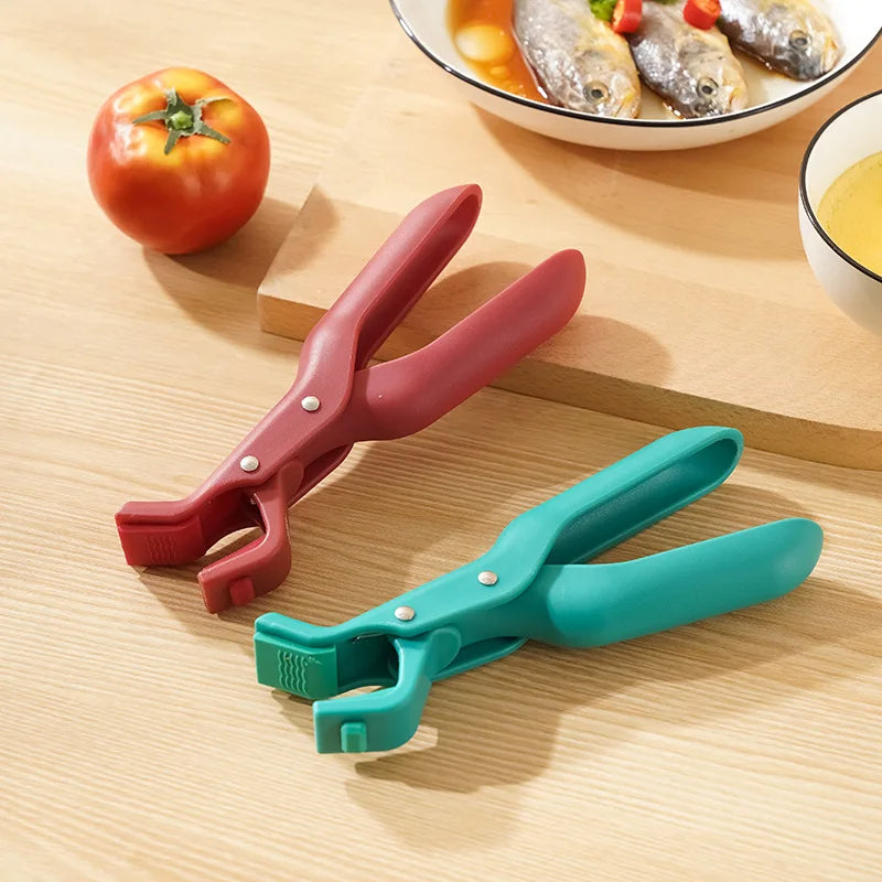 Hitzebeständiger Silikon-Griff in Rot für heiße Töpfe und Schalen. Sicherer Küchengriff, ideal als Topf- oder Schalengriff.