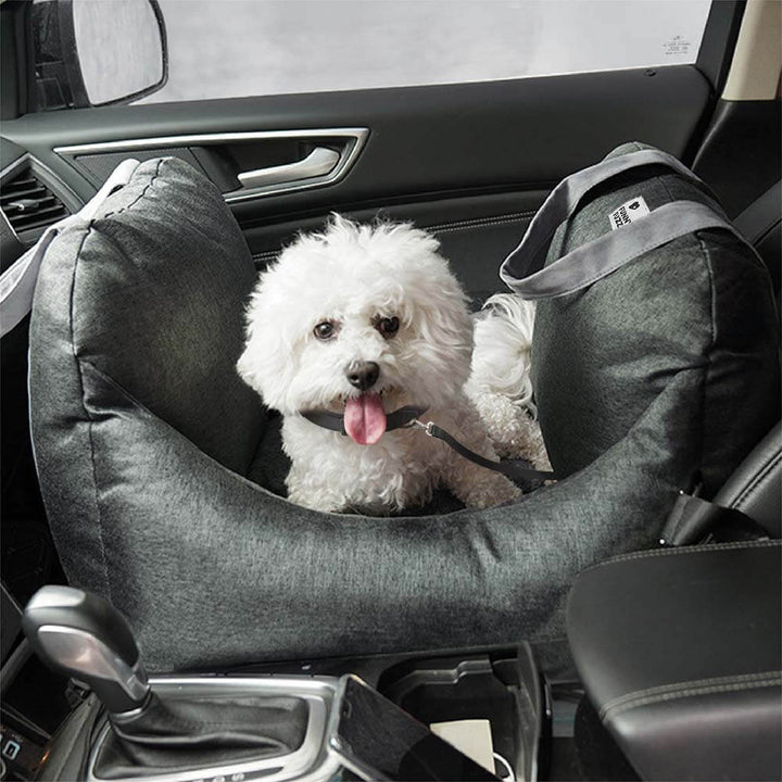 Praktischer Hundeautositz für Einzelsitze, waschbar und rutschfest.