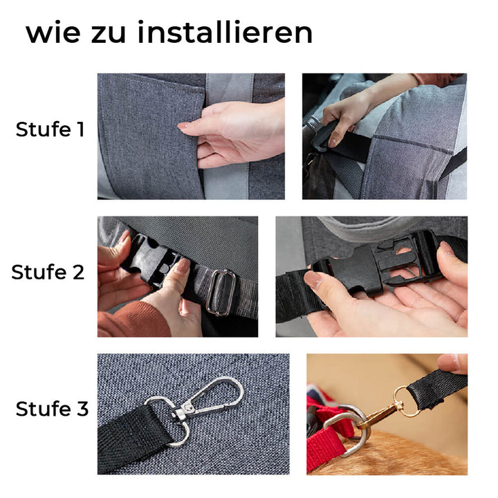 Doppel-Hundeautositz: viel Platz & Sicherheit für zwei Hunde auf Reisen.