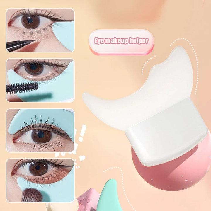 Silikon Schablone für präzises Augen-Make-up, Wimpern-Guide, Lidschatten-Konturen, sauberes Ergebnis.