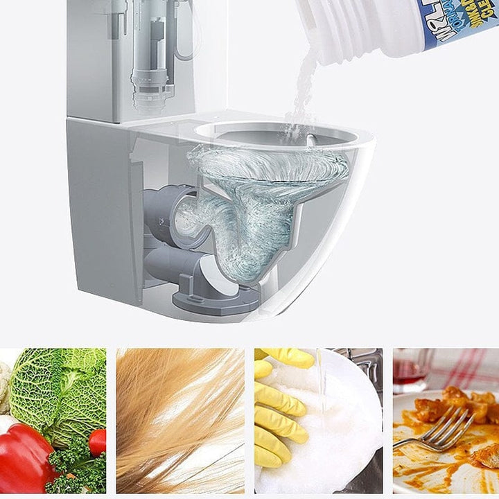Siphonreiniger für Bad & Dusche: Löst Verstopfungen, bekämpft Bakterien, schnelle Wirkung.