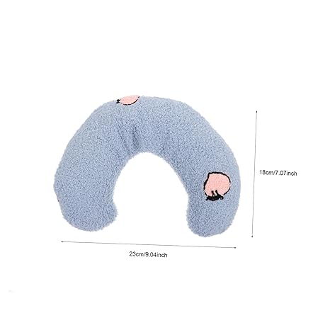 Weiches orthopädisches Hundebett mit U-Form für entspannten Schlaf & optimale Gelenkunterstützung.