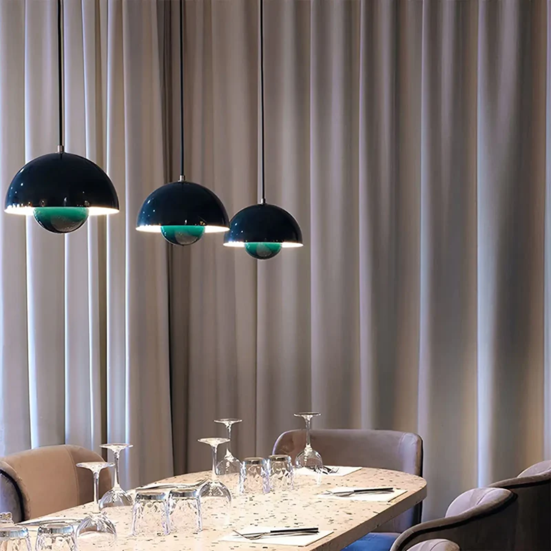 Skandinavische LED Wohnzimmerlampe, moderne Hängeleuchte, schafft angenehmes Ambiente.