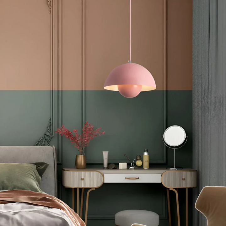 Energiesparende LED Pendelleuchte, modernes Design, skandinavisch für Schlafzimmer & Wohnzimmer.