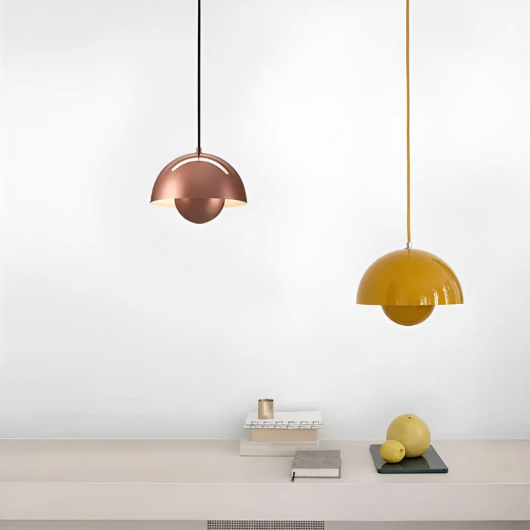 Minimalistische Hängeleuchte LED, moderne Dekoleuchte für Ess- & Wohnzimmer, stilvoll.