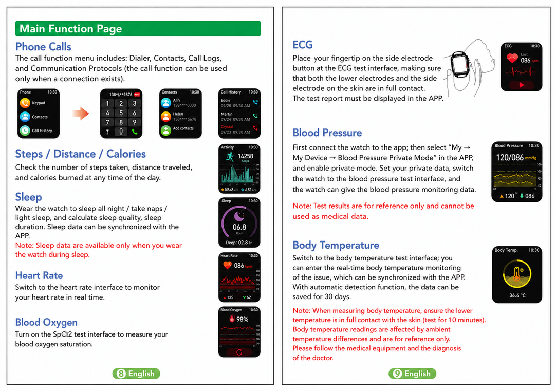 Person tippt auf das Display der Senioren-Smartwatch, um Funktionen zu navigieren.