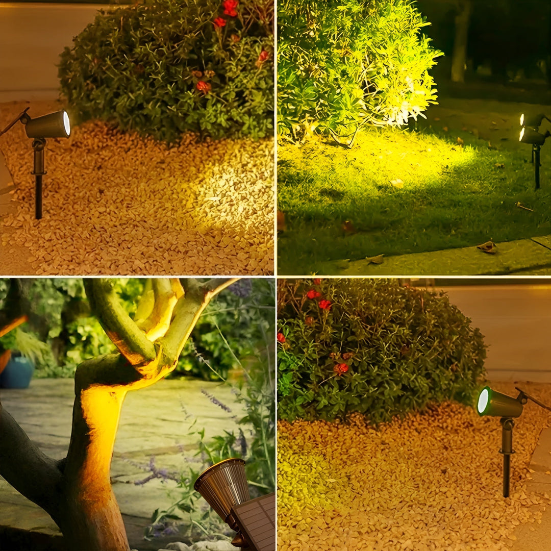 Solar LED Gartenlicht für Außenbeleuchtung, energiesparend & wetterfest, ideal für Terrasse & Wege.