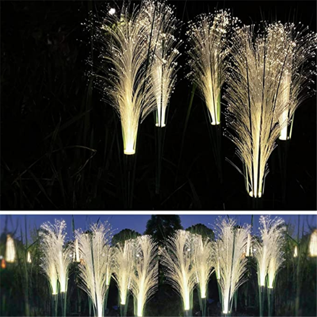 Detailaufnahme: Solar Rattan LED Gartenlampe. Hochwertiges Rattan-Geflecht, warmes, umweltfreundliches Licht.