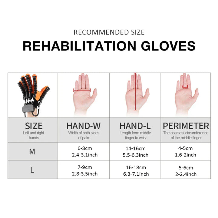 Verbessert Hand-Beweglichkeit & fördert Genesung: Soren elektrischer Rehabilitationshandschuh für Ergotherapie.