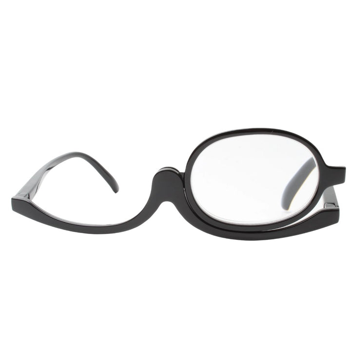 Beauty-Helfer: Makeup-Lesebrille für exaktes Schminken der Augen trotz Sehschwäche. Einfache Handhabung.