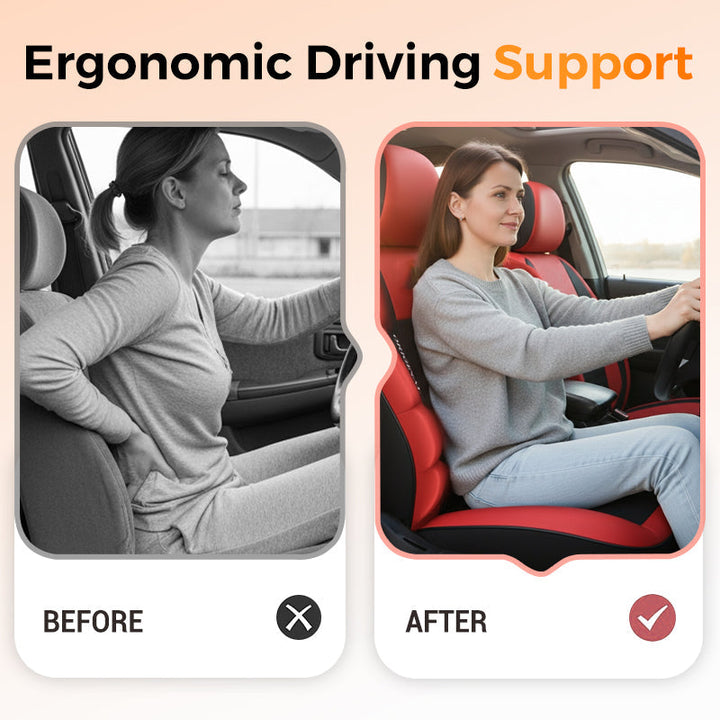 Perfekte Passform der PU-Leder Autositzbezüge für Vordersitze, erhöht Komfort & schützt.
