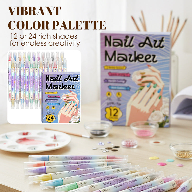Einfache Maniküre zu Hause mit schnelltrocknenden Nail Art Stiften ohne UV Licht.