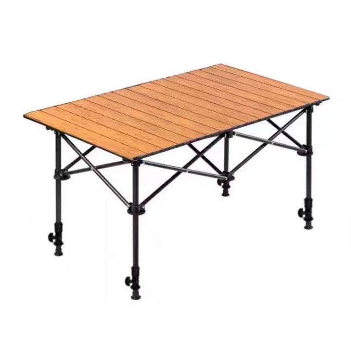 Stabiler Falt-Campingtisch aus Kohlenstoffstahl, perfekt für Garten & Outdoor.