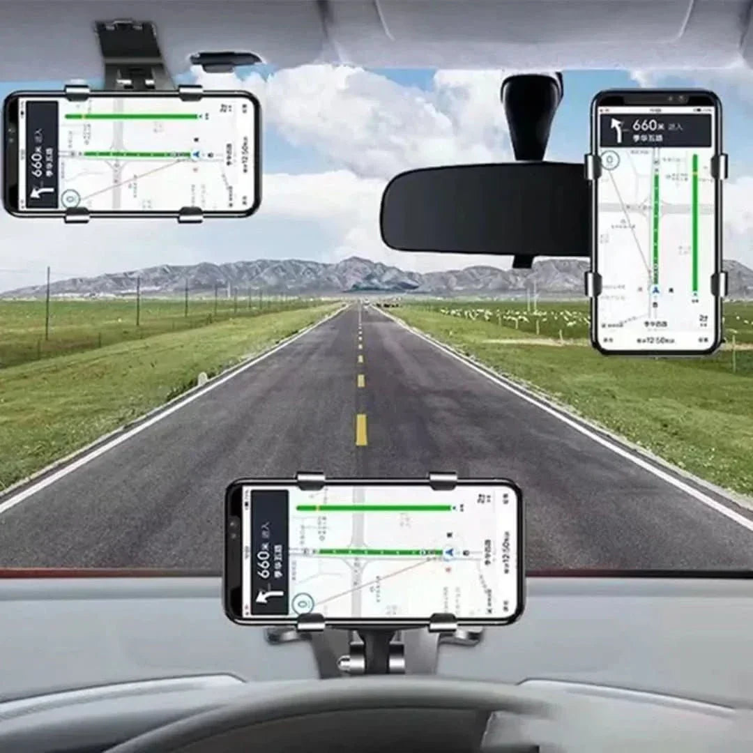 Universelle Smartphone-Halterung für das Armaturenbrett, stabiles Autozubehör für alle gängigen Handys.