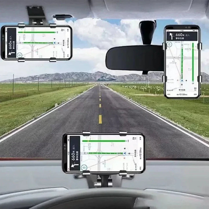 Universelle Smartphone-Halterung für das Armaturenbrett, stabiles Autozubehör für alle gängigen Handys.