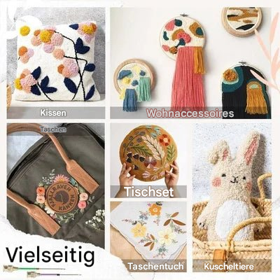 Hochwertiges Sticknadel-Set für DIY-Projekte: Verschiedene Nadeln & Zubehör für kreatives Sticken & Basteln.