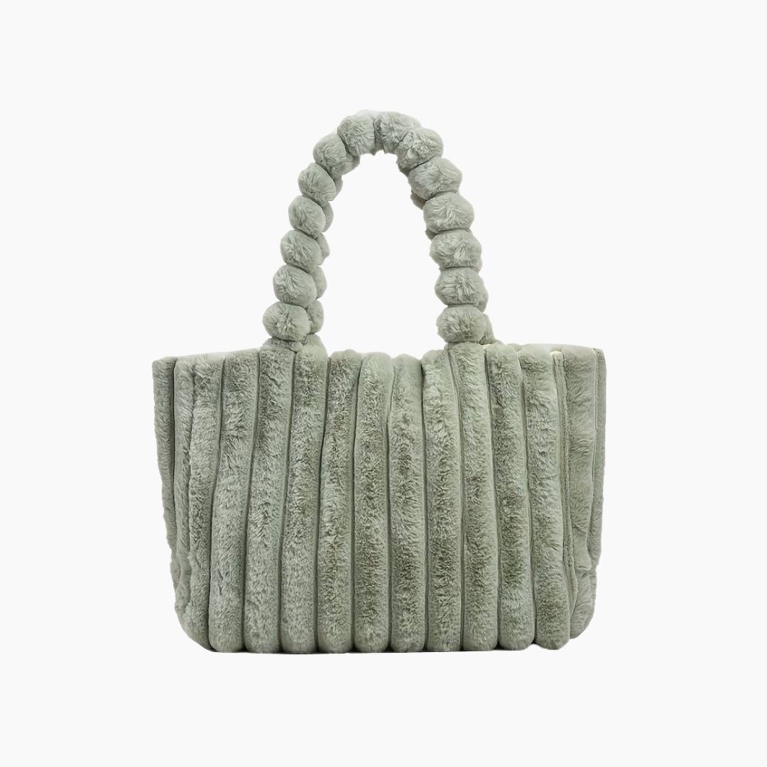 Stilvolle Chunky Damentasche Evi, moderne Polyester-Schultertasche für den Alltag, praktisch und chic.