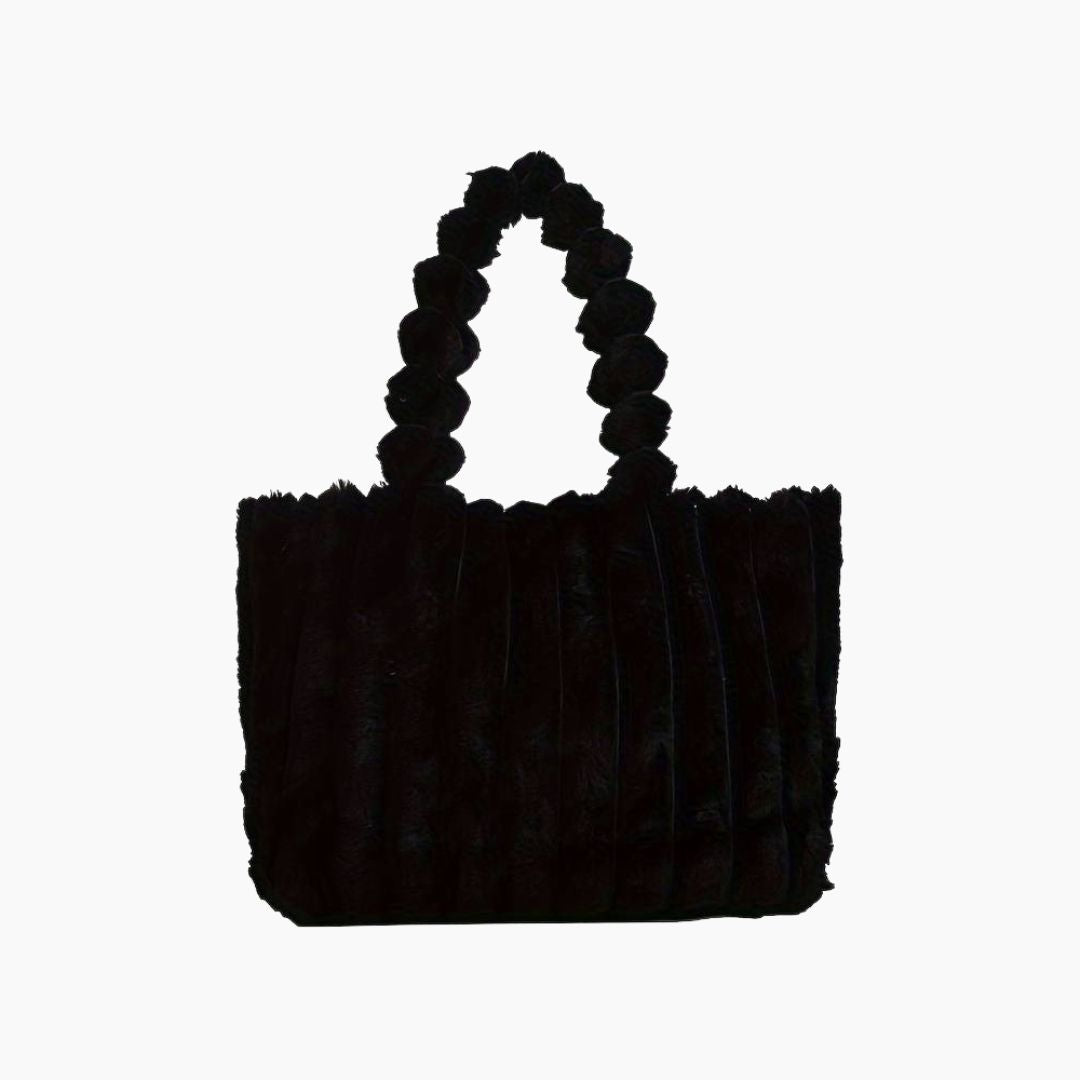 Hochwertige Damen Modetasche Evi, chunky und stilvoll, eine vielseitige Polyester Schultertasche für den Alltag.