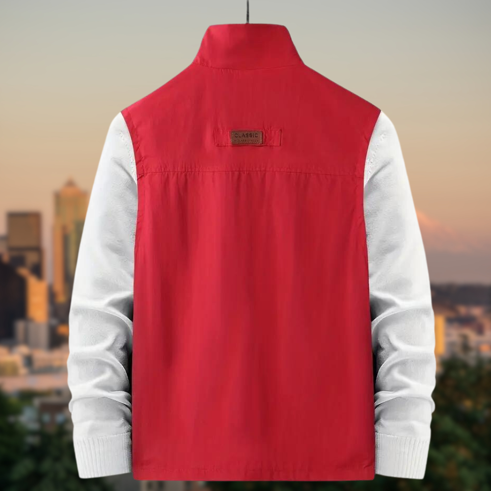 Freizeitweste Thorne für Herren, perfekt für entspannte Tage und leichte Outdoor-Aktivitäten.