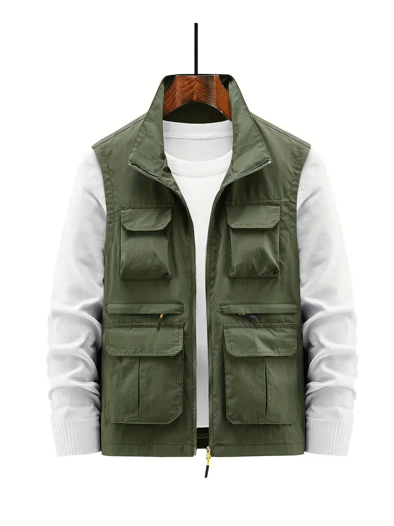 Vielseitige Übergangsweste Thorne für Herren, perfekt für wechselhaftes Wetter & Outdoor-Aktivitäten.