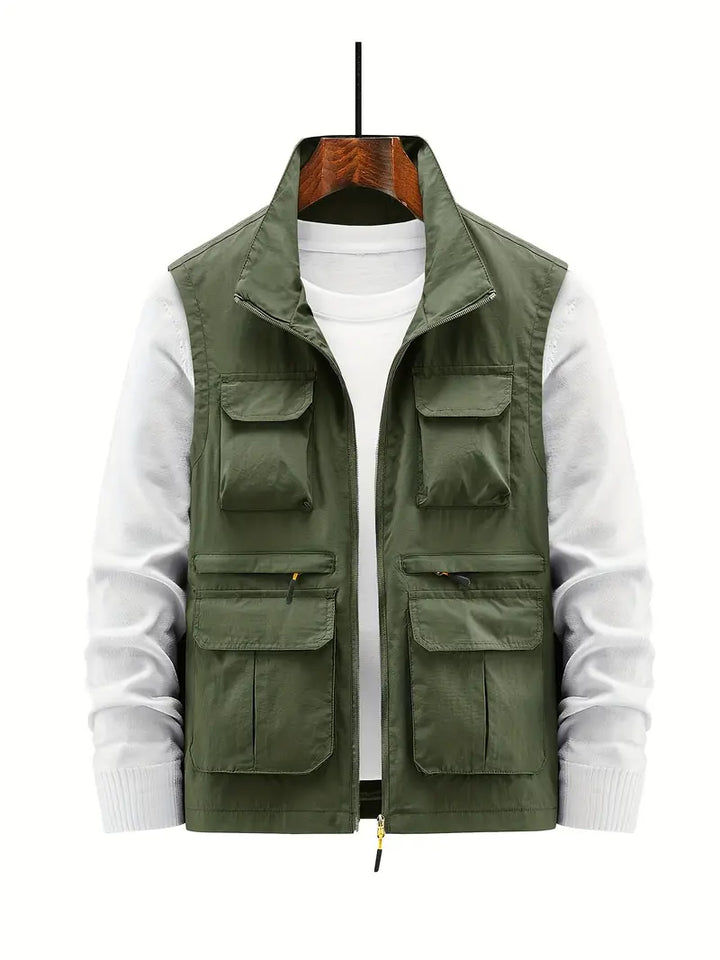Vielseitige Übergangsweste Thorne für Herren, perfekt für wechselhaftes Wetter & Outdoor-Aktivitäten.