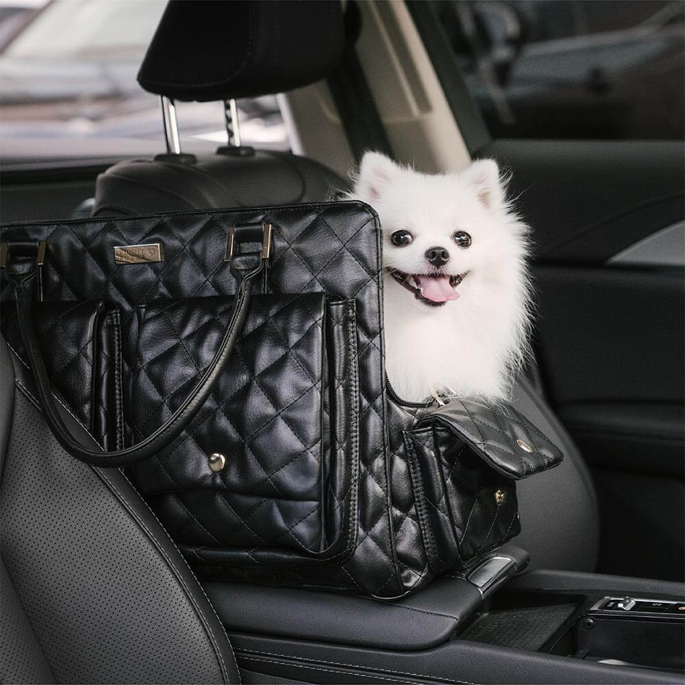 Attraktive Reisetasche für Hunde, stabil & langlebig, perfekte Begleiterin für jedes Abenteuer.