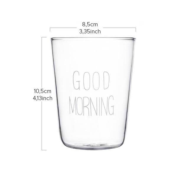 Hochwertige Glastasse für Frühstück und Morgenkaffee; langlebiges Geschirr und praktisches Küchenzubehör für den Alltag.