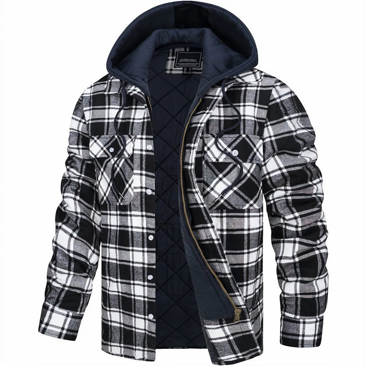 Robuste Herren Outdoorjacke, als herbstliche Übergangsjacke für aktive Männer. Stilvolle Jacke für jede Gelegenheit.