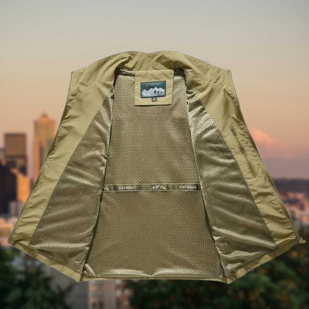 Moderne Herrenweste "Thorne" für einen sportlichen Look im Outdoor-Bereich & Alltag.