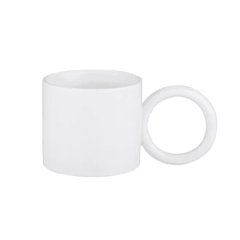 Stilvolle Tasse aus Keramik, Punkt-Design, Komfortgriff – perfekt für Ihr Zuhause.