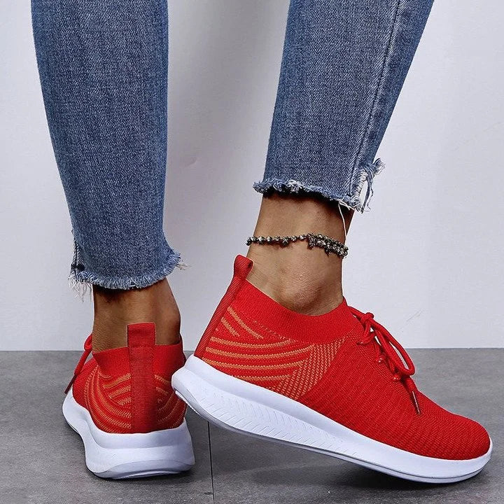 Moderne orthopädische Damen-Sneakers Lyra in stilvollem Design für optimalen Komfort und Fussunterstützung.