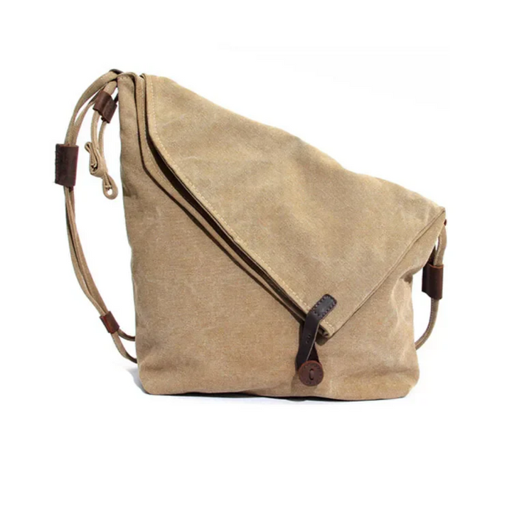 Stilvolle Unisex Schultertasche in Beige, ideal für Alltag. Geräumige & komfortable Umhängetasche für Damen & Herren.