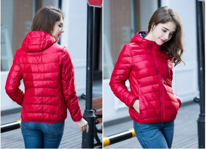 Windabweisende, wendbare Damen Kurzjacke, leicht & stilvoll.