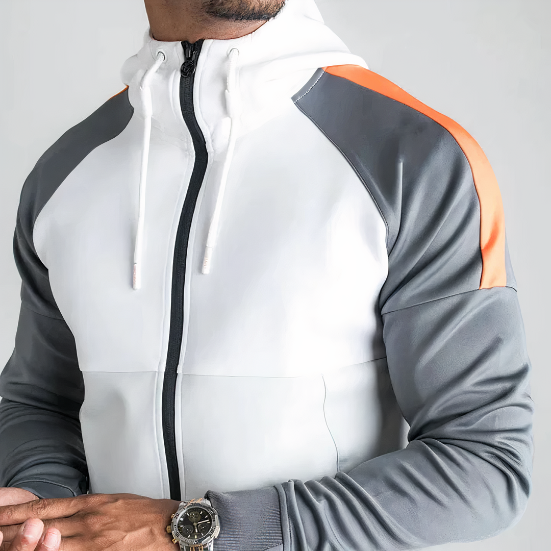 Valor Herren Freizeitanzug; zweiteiliger Trainingsanzug mit Hoodie & Hose für lässigen Stil & Komfort.