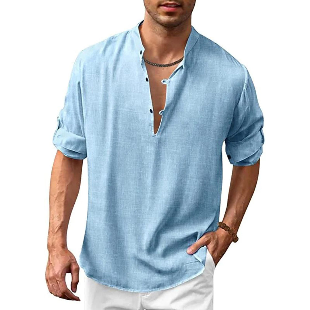 Modernes Freizeithemd für Herren. Eleganter Look & bequeme Passform für einen entspannten Stil.