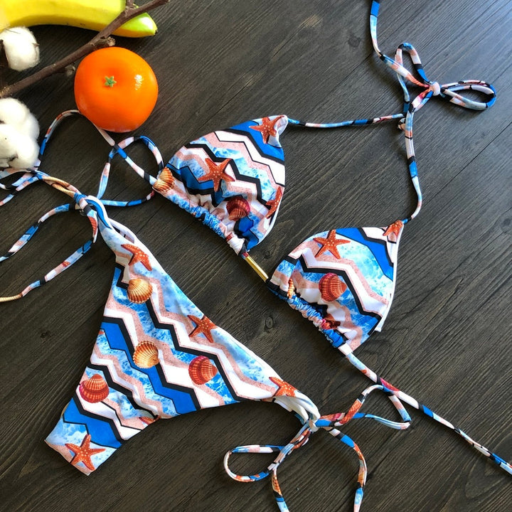 Luxuriöses Damen Push-up Bikini-Set, elegante Bademode für gehobene Ansprüche.