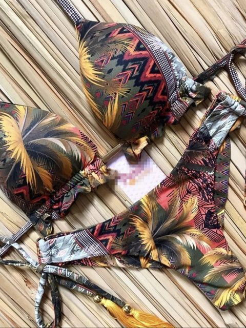 Stilvolles Damen Push-up Bikini-Set, schmeichelnder Zweiteiler für mehr Selbstvertrauen.