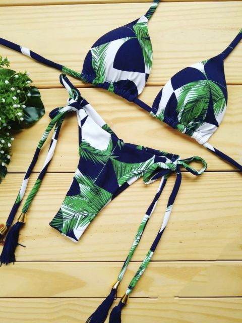 Modischer Damen Push-up Bikini, sexy Bademode für den nächsten Trip ans Meer.