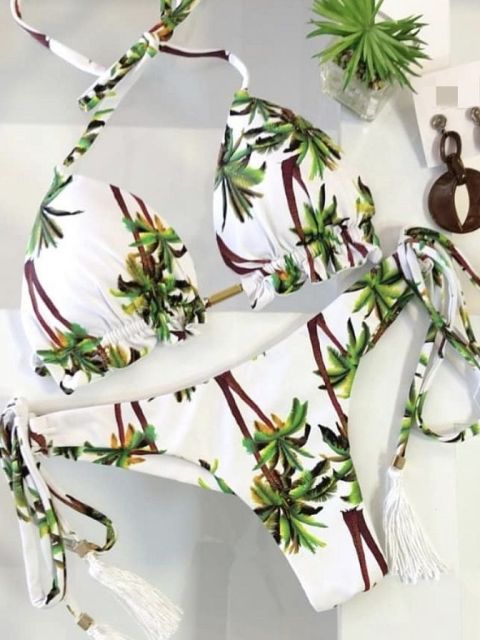 Eleganter Damen Push-up Bikini, stilvoller Zweiteiler für eine makellose Figur.