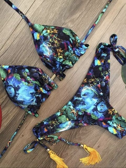 Moderner Damen Push-up Bikini, vielseitiger Schwimmanzug, der Komfort und Stil vereint.
